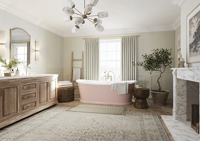 Adelaide, Checkers Rosies Pink - Made to Measure Curtains - Image 7